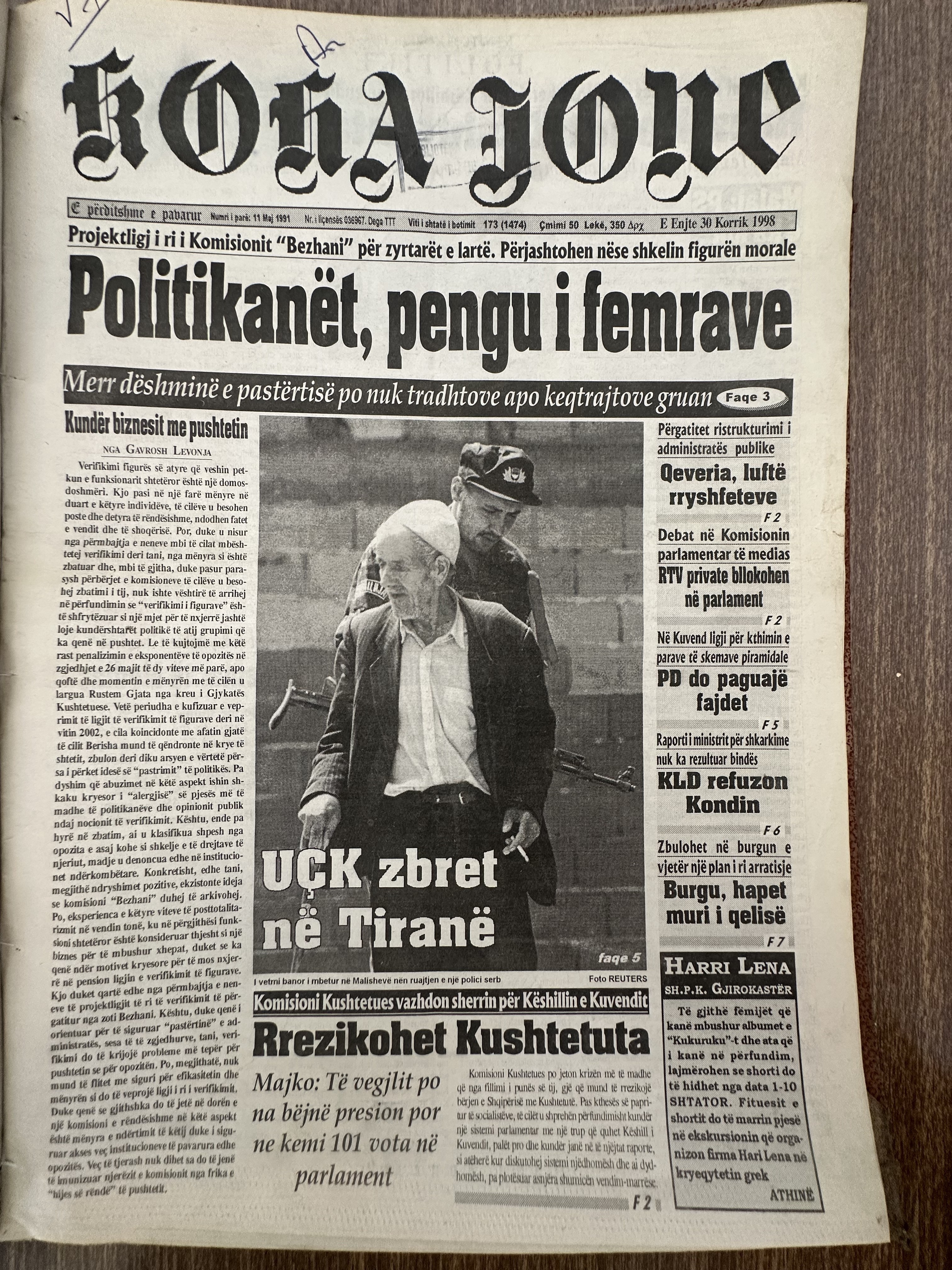 Koha Jonë 1998-07-30